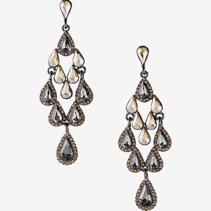Stone Chandelier Drop Earrings